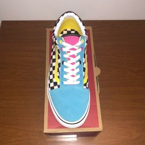 crazy check old skool vans